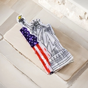 Pinza per capelli Statua della Libertà con bandiera USA per il 4 luglio