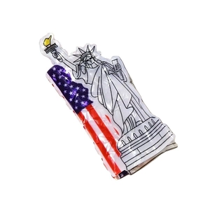 Grande molletta per capelli con Statua della Libertà e bandiera USA per il 4 luglio