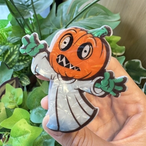 Halloween Kürbis Geist Haarklammer PVC Niedliche Gruselige Kürbiskopf Haarnadel Für Damen Party Feiertag Haarschmuck