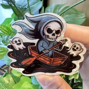 Halloween Geist Rudern Haarkralle Süße PVC Haarklammer Verspielter Geist Pferdeschwanz Clip Für Damen Mädchen Haarschmuck