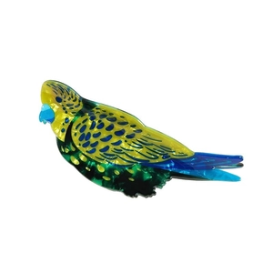 Creative parrot bird hair claw clip in yellow green blue acetate for women