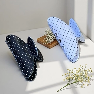 Eleganti Pinze per Capelli a Pois in Acrilico Clip Minimaliste per Donna Accessori Moda per Capelli Regalo Quotidiano