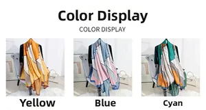 Detailed comparison of three colorful geometric satin silk scarves with houndstooth patterns