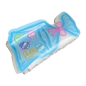 Cute goldfish bag claw clip made of acetic acid sheet for stylish women hair styling