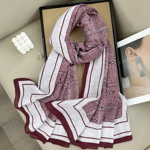 Sciarpa da Donna Vintage Con Stampa Paisley in Poliestere Leggera Stampata Scialle di Moda Retro Plaid Elegante