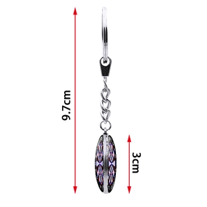 Kreativer Dartscheibe Schlüsselanhänger mit 3cm Durchmesser und 9,7cm Gesamtlänge