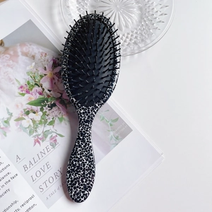 Dalmatian Print Acetate Air Cushion Hair Brush Anti-static Scalp Massage Detangling Comb For Women Professional Hair Styling Tool
