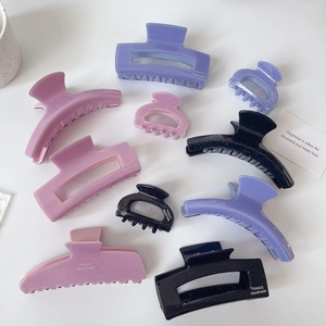 Pince à Cheveux Y2K en Acétate Pailletée Fait Main Étoilé Grande Pince Crabe Dégradée Accessoire Cheveux Femme