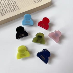 Pinza per Capelli Mini in Acetato Stile Francese per Donna Colori Caramella Piccola Pinza a Granchio Accessori Capelli