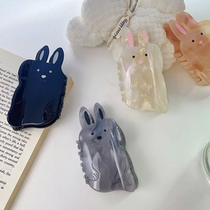 Lot de 4 pinces à cheveux lapin mignonnes pour coiffures élégantes de style coréen
