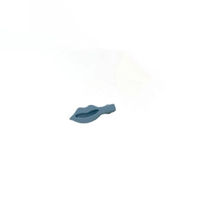 Barrette à cheveux mignonne en forme de lèvres bleu Morandi, accessoire mat pour femmes