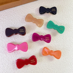 Fermaglio per Capelli Coreano in Acetato a Fiocco Piccolo Carino Fatto a Mano Clip per Frangia Laterale Moda Donna Gioielli