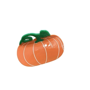 Pince à cheveux créative en forme de citrouille orange pour les coiffures d'Halloween