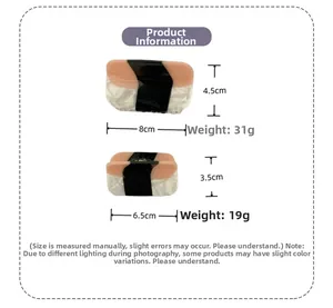 Detailed comparison of tricolor acetate hair claws in large and small sizes
