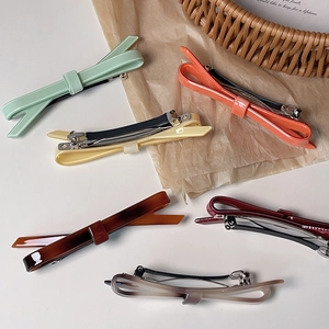 Barrettes à cheveux élégantes en six couleurs, dont écaille et tons pastels