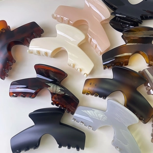 Pinzas para el pelo grandes en forma de U en varios colores para cabello grueso