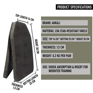 Thick EVA protective plate for tactical training vest 1.5cm thickness weight insert