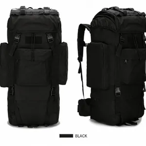 65L großer taktischer Outdoor Rucksack für Camping und Wandern aus strapazierfähigem Nylon
