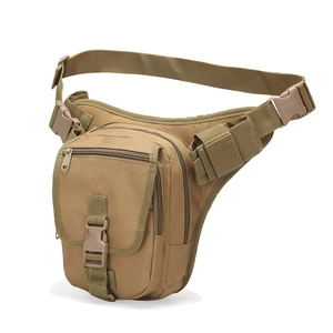 Tactical Drop Leg Bag Waterproof Oxford Cloth Outdoor Waist Pack Men Thigh Pouch Multi-Pocket Hiking Military Utility