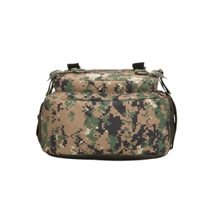 Tactical digital camouflage waist bag in nylon canvas for outdoor training and hiking