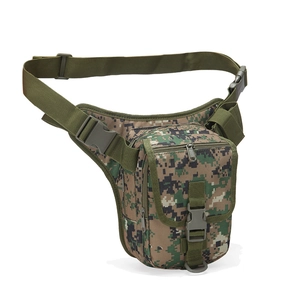 Waterproof digital camo tactical leg bag for outdoor hiking, training and cycling sports