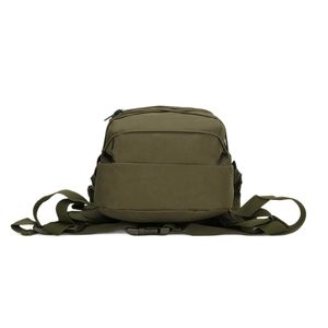 Waterproof military green cycling backpack made of durable nylon for outdoor sports and hiking
