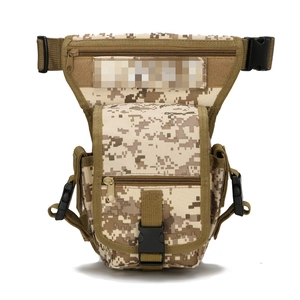 Tactical Outdoor Drop Leg Bag Waterproof Camouflage Waist Pack For Hiking Cycling Fishing Multipurpose Oxford Cloth Bag