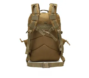 Zaino tattico da trekking con schienale traspirante imbottito e spallacci ergonomici