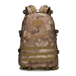 Large Capacity Tactical Backpack 600D Waterproof Oxford Camouflage MOLLE System Hiking Climbing Outdoor Travel Backpack For Men Women
