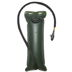 3L army green TPU hydration bladder with insulated tube for outdoor hiking and camping