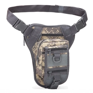 Strapazierfähige Taktische Beintasche Oxford-Stoff Wasserdicht Mehrfachtaschen Hüfttasche Für Herren Outdoor Wandern Radfahren Camping Militär-Stil Tasche