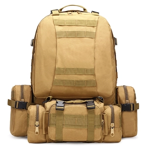 Strapazierfähiger Taktischer Rucksack Oxford-Gewebe Molle-System Mehrfachtaschen Abnehmbarer Rucksack Für Outdoor Wandern Camping Damen Herren