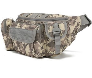 Marsupio tattico mimetico desertico con sistema MOLLE e tasche multifunzionali esterne