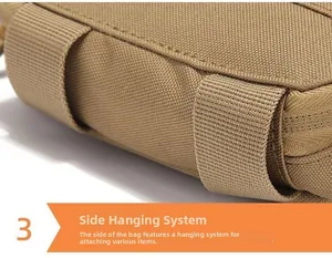 Taktische MOLLE-Tasche mit langlebigem Nylongewebe und modularem Aufhängungssystem