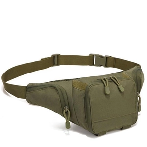 Grüne taktische MOLLE-Hüfttasche aus strapazierfähigem Nylon mit verstellbarem Gürtelclip