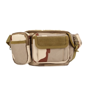 Marsupio tattico mimetico deserto, borsa multifunzionale in nylon ad alta resistenza