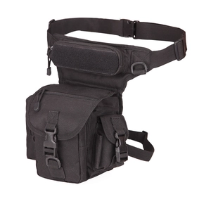 Wasserdichte schwarze Tactical Beintasche aus Oxford-Gewebe für Outdoor-Sport und Radfahren