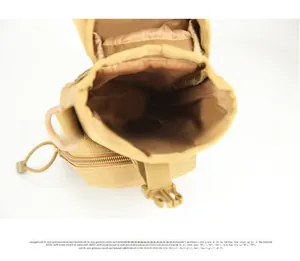 Internal view of tactical pouch with multiple compartments and durable zippers