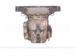 Detailsicht der wasserdichten Oxford ACU Camo Taktische Beintasche mit Schnallen