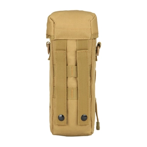 Outdoor tactical pouch in coyote brown with MOLLE system for camping and hiking