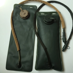 3L Military Green TPU Hydration Bladder with Insulated Hose and Capacity Scale