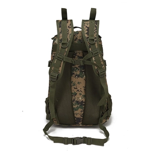 Digital camo tactical backpack with ergonomic mesh padding and adjustable straps