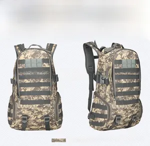 Détails du sac à dos tactique 35L en camouflage numérique ACU avec sangles MOLLE