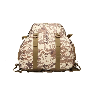 Outdoor tactical 3P backpack in digital desert camouflage on white background
