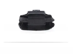 Tactical MOLLE phone pouch base view showing durable nylon fabric and plastic buckle