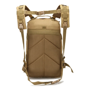 Taktischer 40L Wanderrucksack in Khaki mit atmungsaktivem Netzrücken und Molle-System