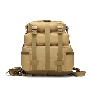 Khaki 40L tactische rugzak van waterdicht nylon voor wandelen en kamperen in de buitenlucht
