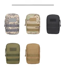 Pochettes tactiques Molle en divers coloris camouflage et tissu Oxford durable