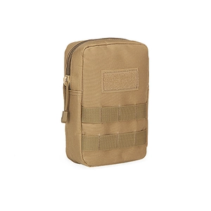 Pochette tactique coyote brown Molle en nylon résistant à l'eau pour activités de plein air