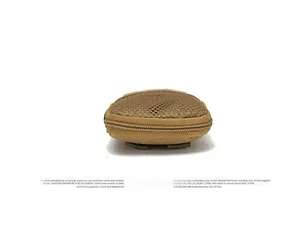 Bottom view of tactical utility pouch with durable nylon mesh and Molle attachment straps